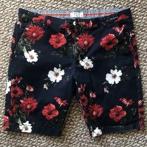 Denim & Flower men’s floral shorts